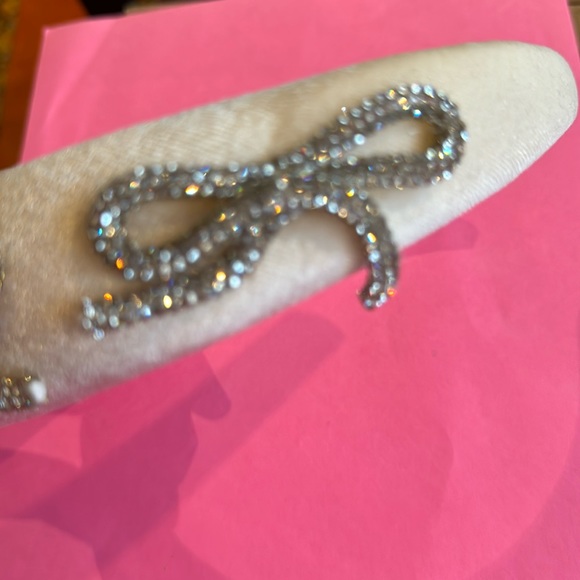Embellished Bows Puffy Ivory headband New - Picture 5 of 5